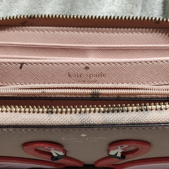 Kate Spade New York By The Pool Flamingo Lacey Wallet - Picture 5 of 12